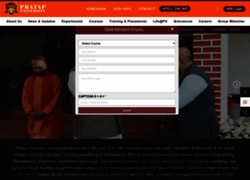 Pratapuniversity.in thumbnail