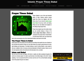 Prayertimesdubai.net thumbnail