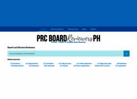 Prcboardreviewersph.com thumbnail