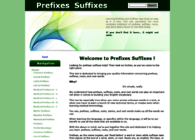 Prefixes-suffixes.com thumbnail