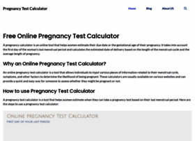 Pregnancy-test-calculators.com thumbnail