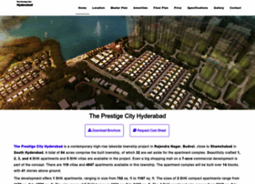 Prestigecityhyderabad.live thumbnail