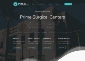 Primesurgicalcenters.com thumbnail