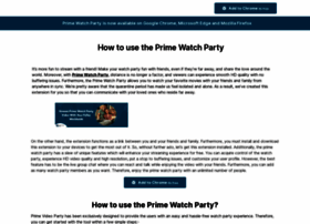 Primewatchparty.com thumbnail