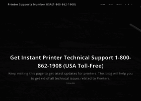 Printersupportsnumber.site123.me thumbnail