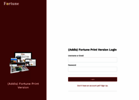 Printversion.addisfortune.net thumbnail
