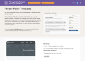 Privacy-policy-template.com thumbnail