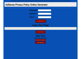 Privacypolicygenerator.technologymixed.com thumbnail