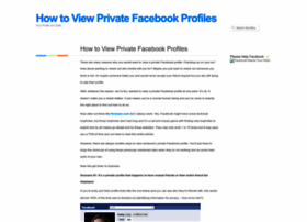 Privatefacebook.wordpress.com thumbnail
