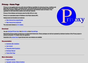 Privoxy.org thumbnail