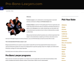 Pro-bono-lawyers.com thumbnail