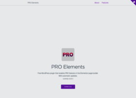 Proelements.org thumbnail