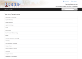 Profiles.gcuf.edu.pk thumbnail