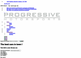 Progressivemotorcars.com thumbnail