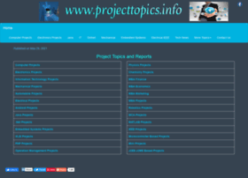 Projecttopics.info thumbnail