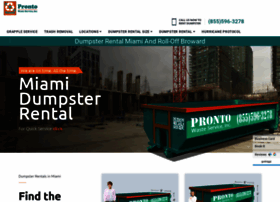 Prontowasteservice.com thumbnail