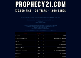Prophecy21.com thumbnail