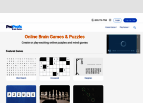 Create or Play Brain Games & Online Puzzles: ProProfs
