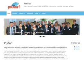 Prosurf-project.eu thumbnail