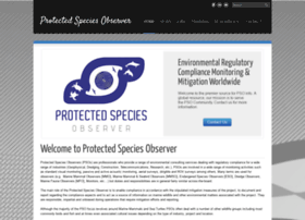 Protectedspeciesobserver.com thumbnail