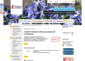 Province.luxembourg.be thumbnail