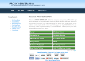 Proxyserver.asia thumbnail