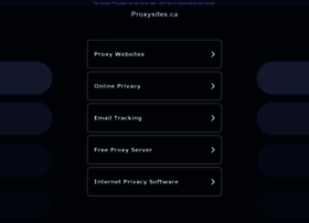 Proxysites.ca thumbnail