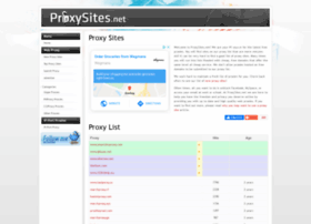 Proxysites.net thumbnail