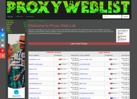 Proxyweblist.com thumbnail