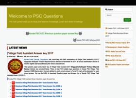 Psc-questions.com thumbnail