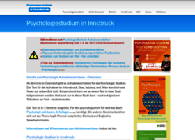 Psychologiestudium-innsbruck.at thumbnail
