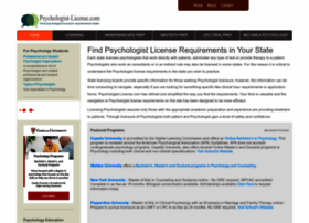 Psychologist-license.com thumbnail