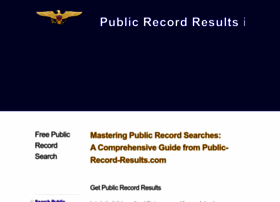 Public-record-results.com thumbnail
