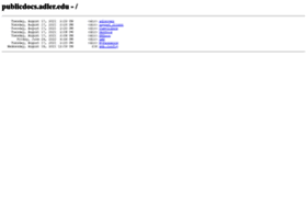Publicdocs.adler.edu thumbnail