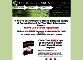Publicdomaincodebook.com thumbnail