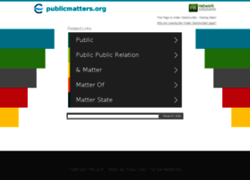 Publicmatters.org thumbnail