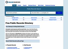 Publicrecords.onlinesearches.com thumbnail