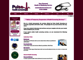 Pulsescreening.co.uk thumbnail