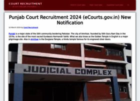 Punjab.courtrecruitment.com thumbnail