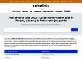 Punjab.sarkarijobs.com thumbnail