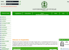 Punjabgovt.gov.in thumbnail