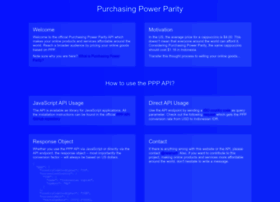 Purchasing-power-parity.com thumbnail