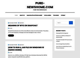 Pure-newshome.com thumbnail