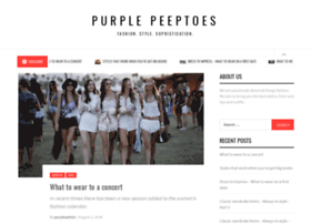 Purple-peeptoes.com thumbnail