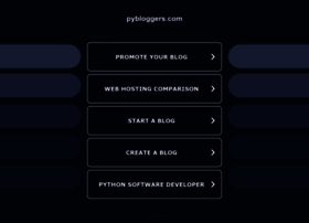 Pybloggers.com thumbnail