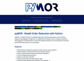 Pymor.org thumbnail