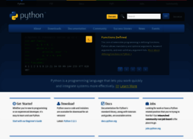 Python.org thumbnail