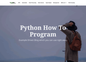 Pythonhowtoprogram.com thumbnail