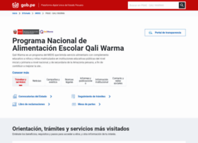 Qaliwarma.gob.pe thumbnail Qaliwarma.gob.pe thumbnail