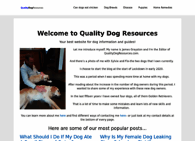 Qualitydogresources.com thumbnail
